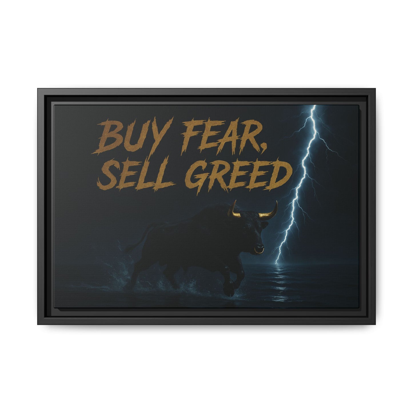 Buy Fear, Sell Greed Wall Art