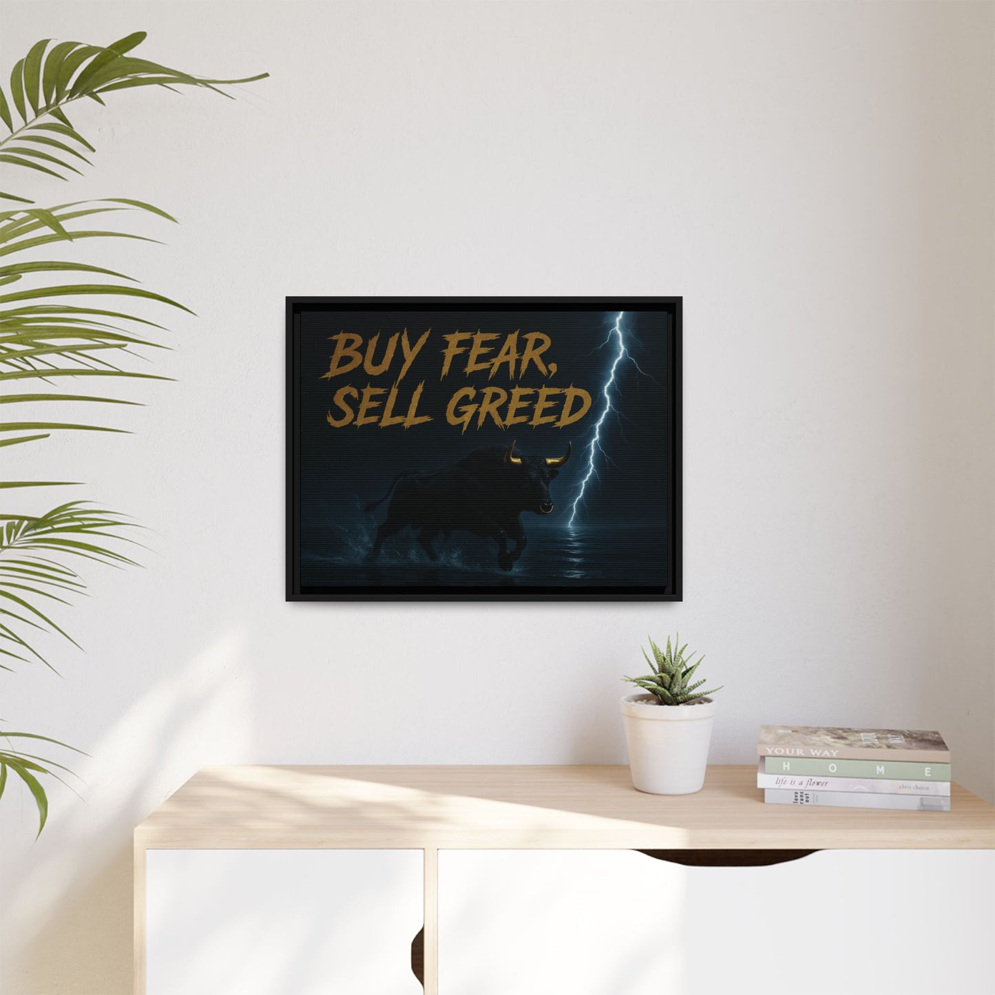 Buy Fear, Sell Greed Wall Art