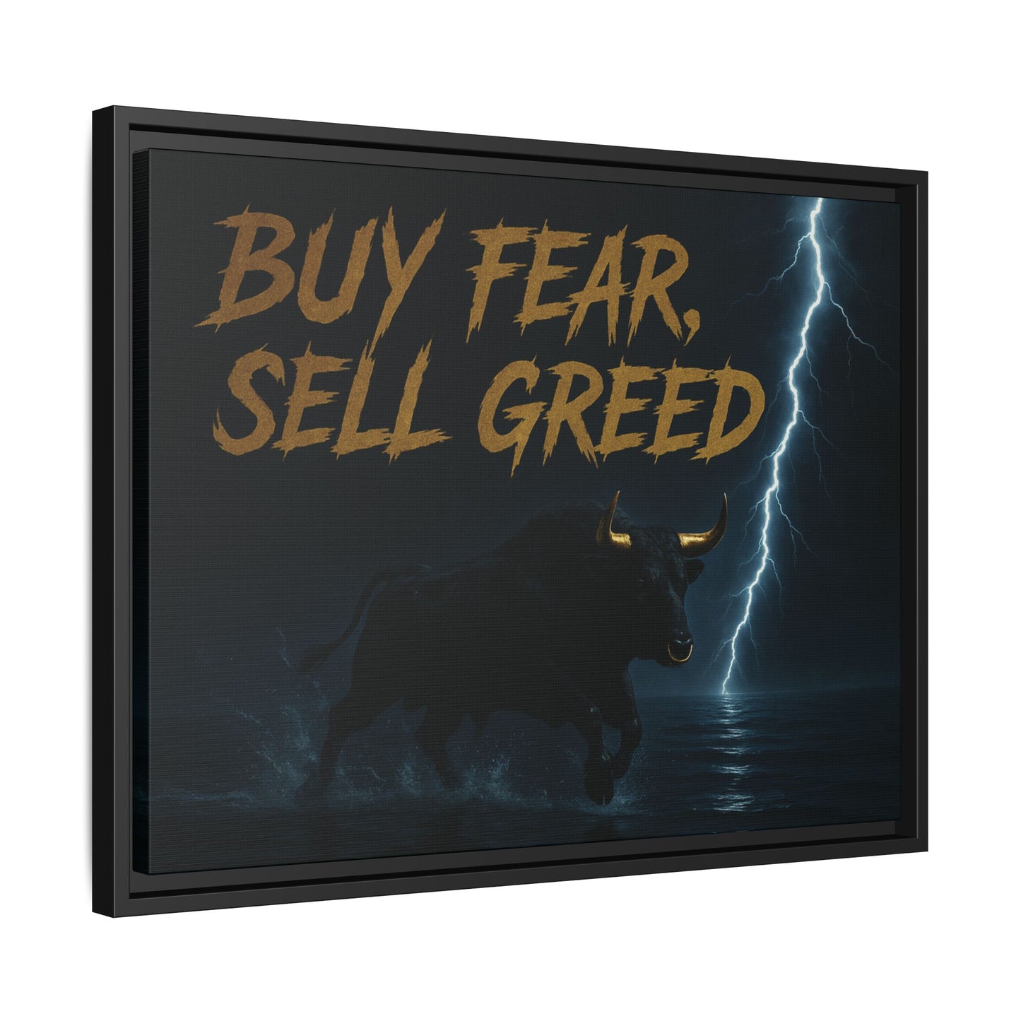 Buy Fear, Sell Greed Wall Art