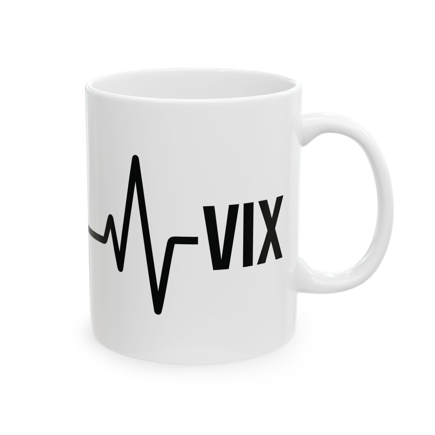 VIX Heart Rate / Chart Ceramic Mug