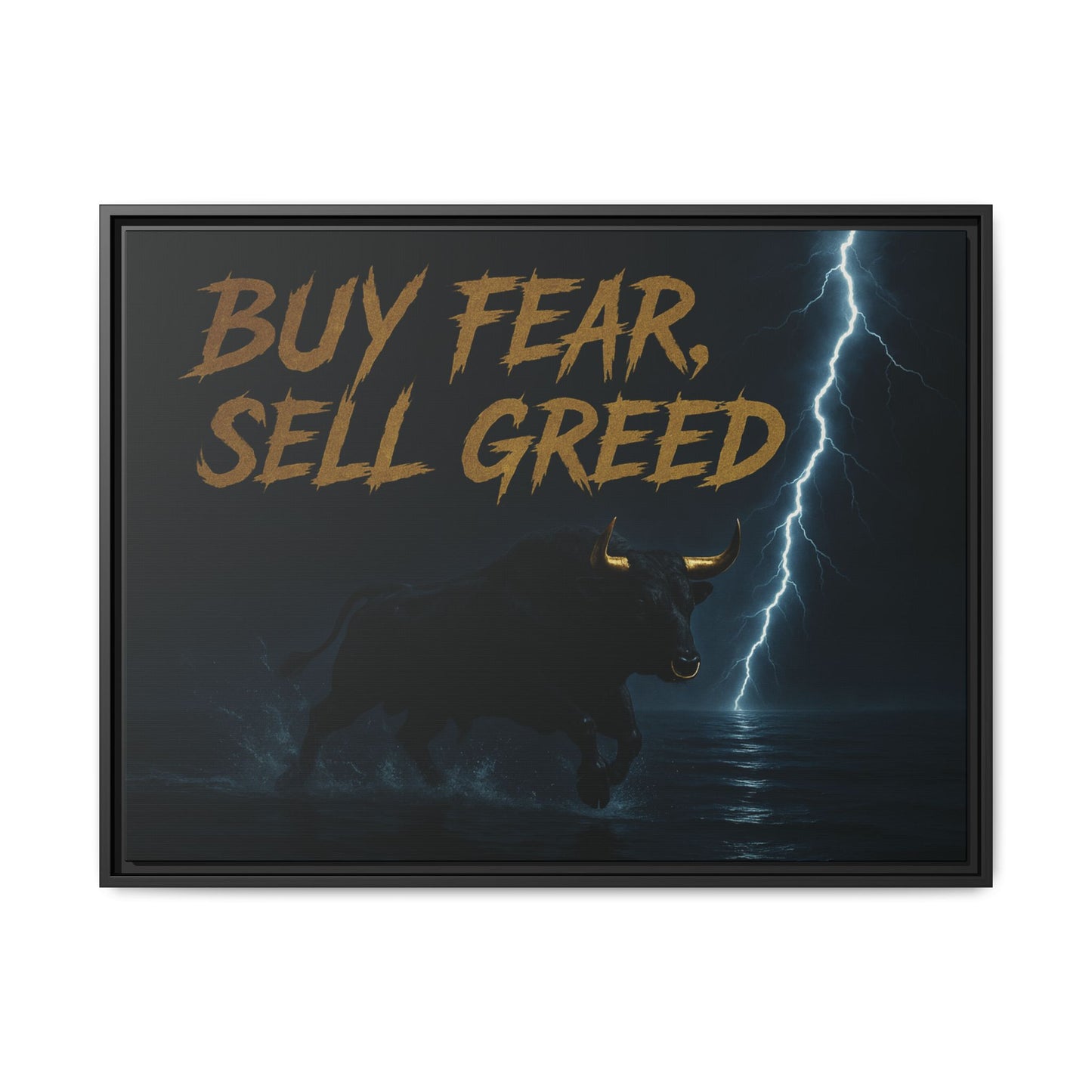 Buy Fear, Sell Greed Wall Art