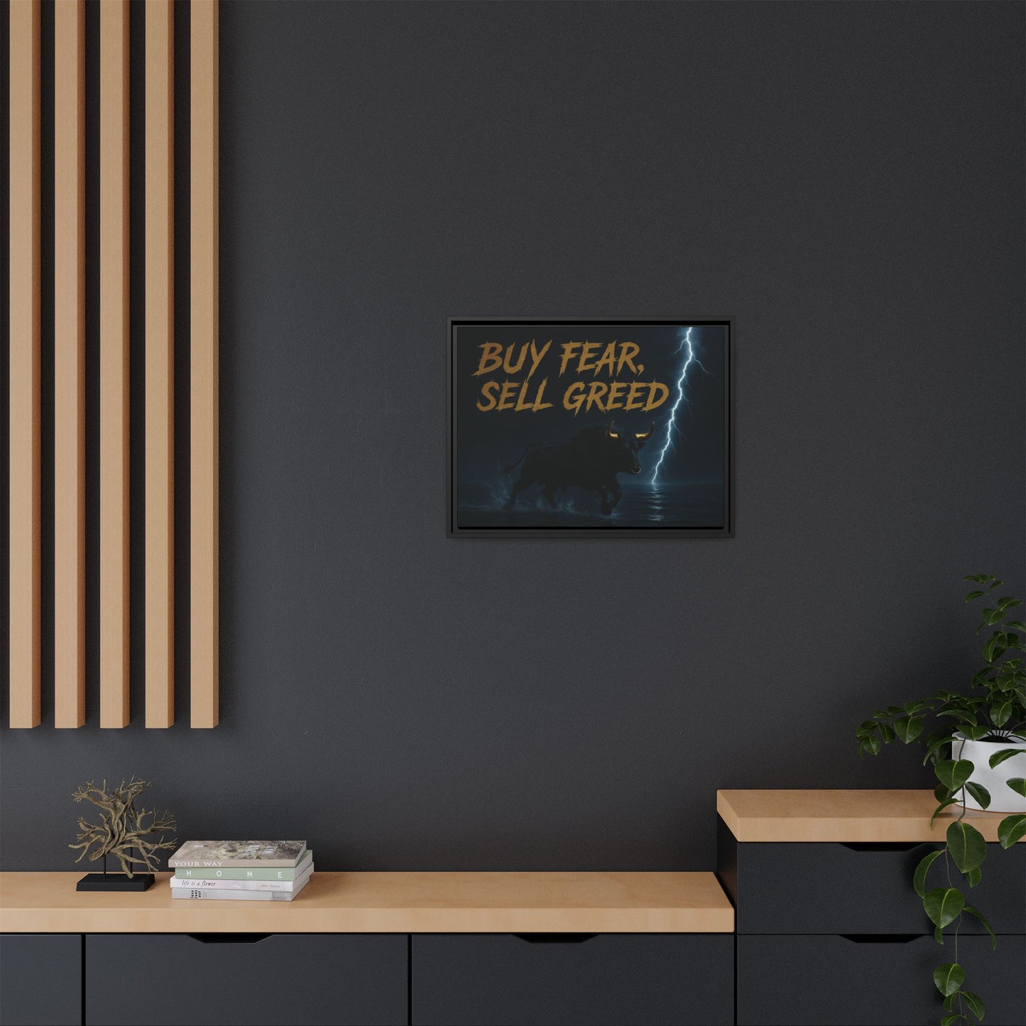 Buy Fear, Sell Greed Wall Art