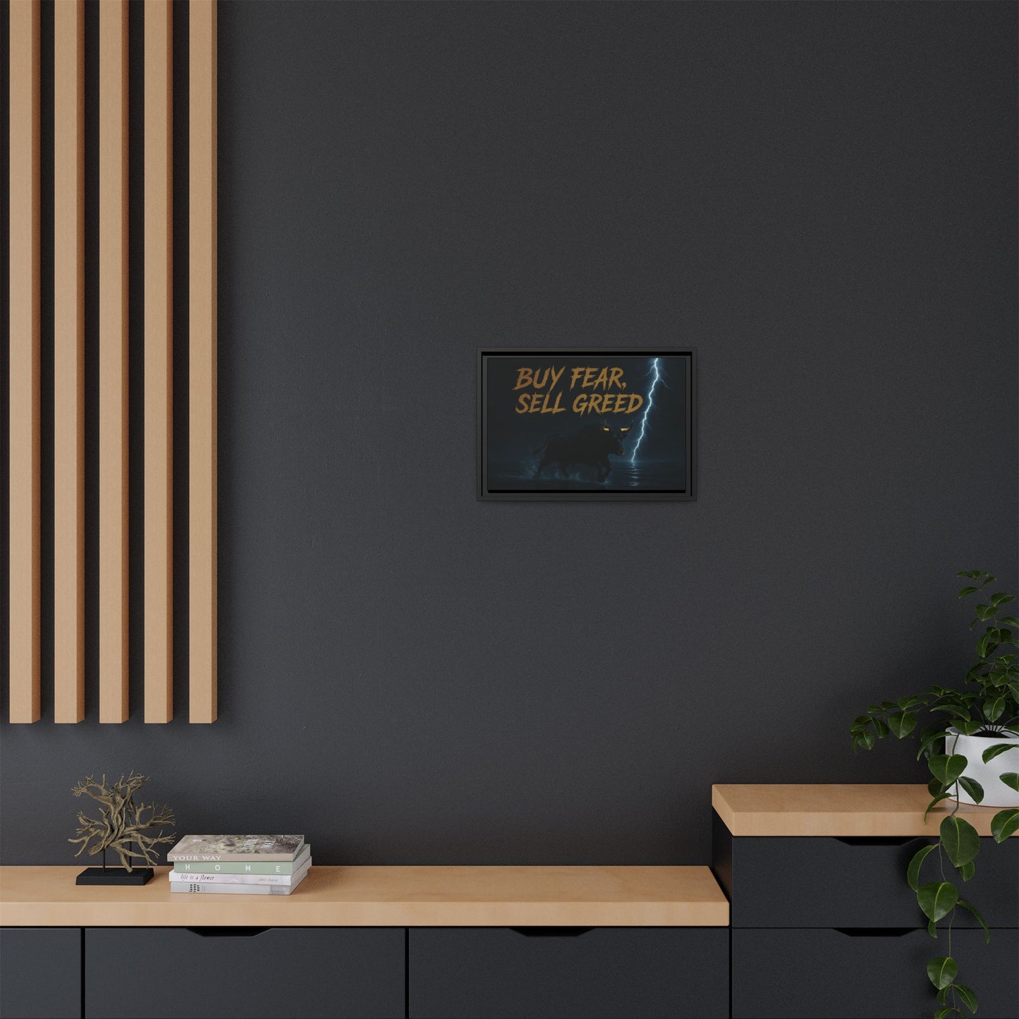 Buy Fear, Sell Greed Wall Art