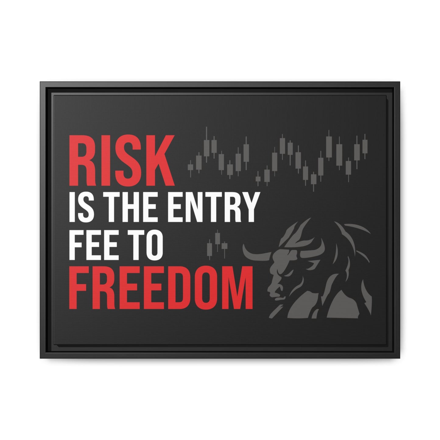 Risk is Freedom Wall Art