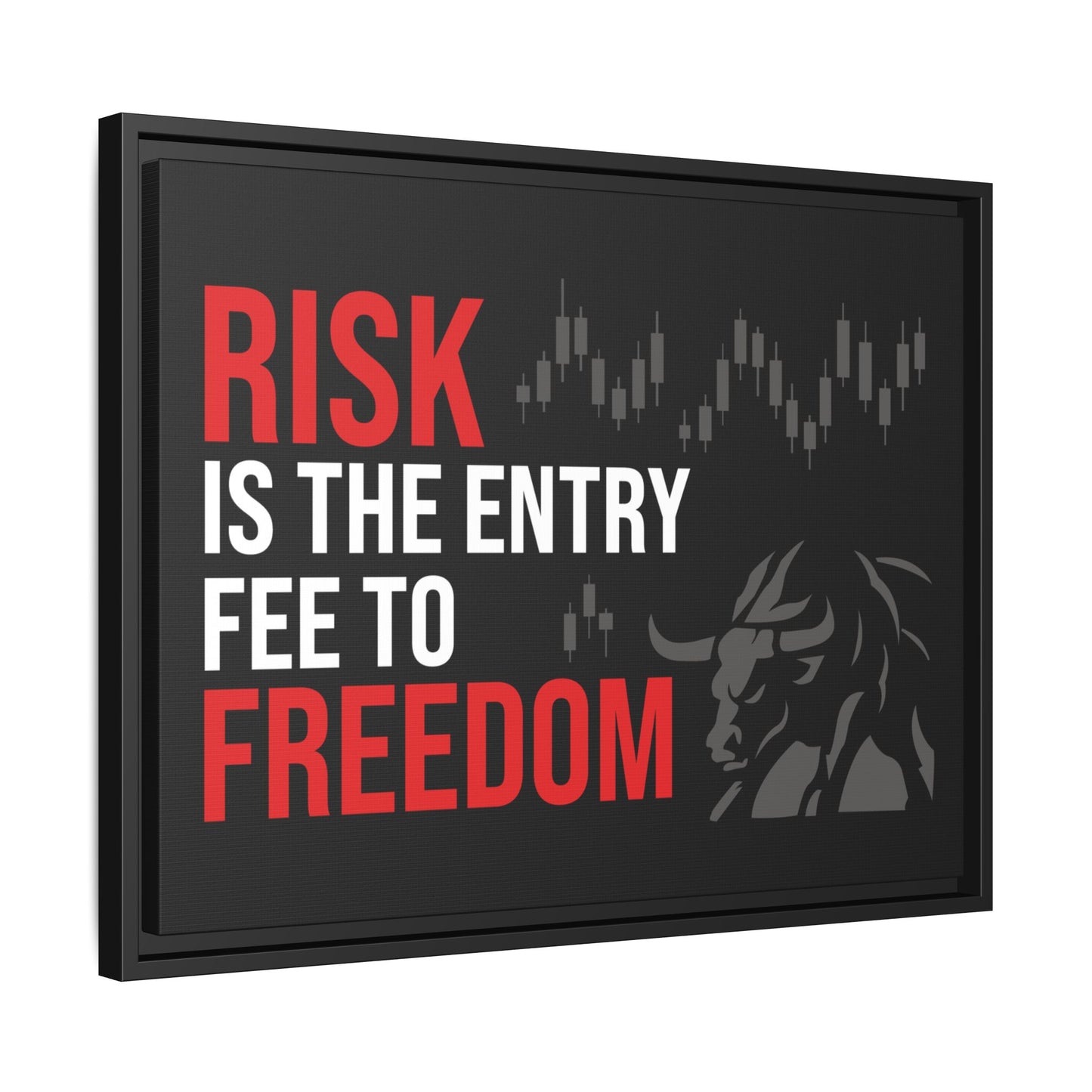 Risk is Freedom Wall Art