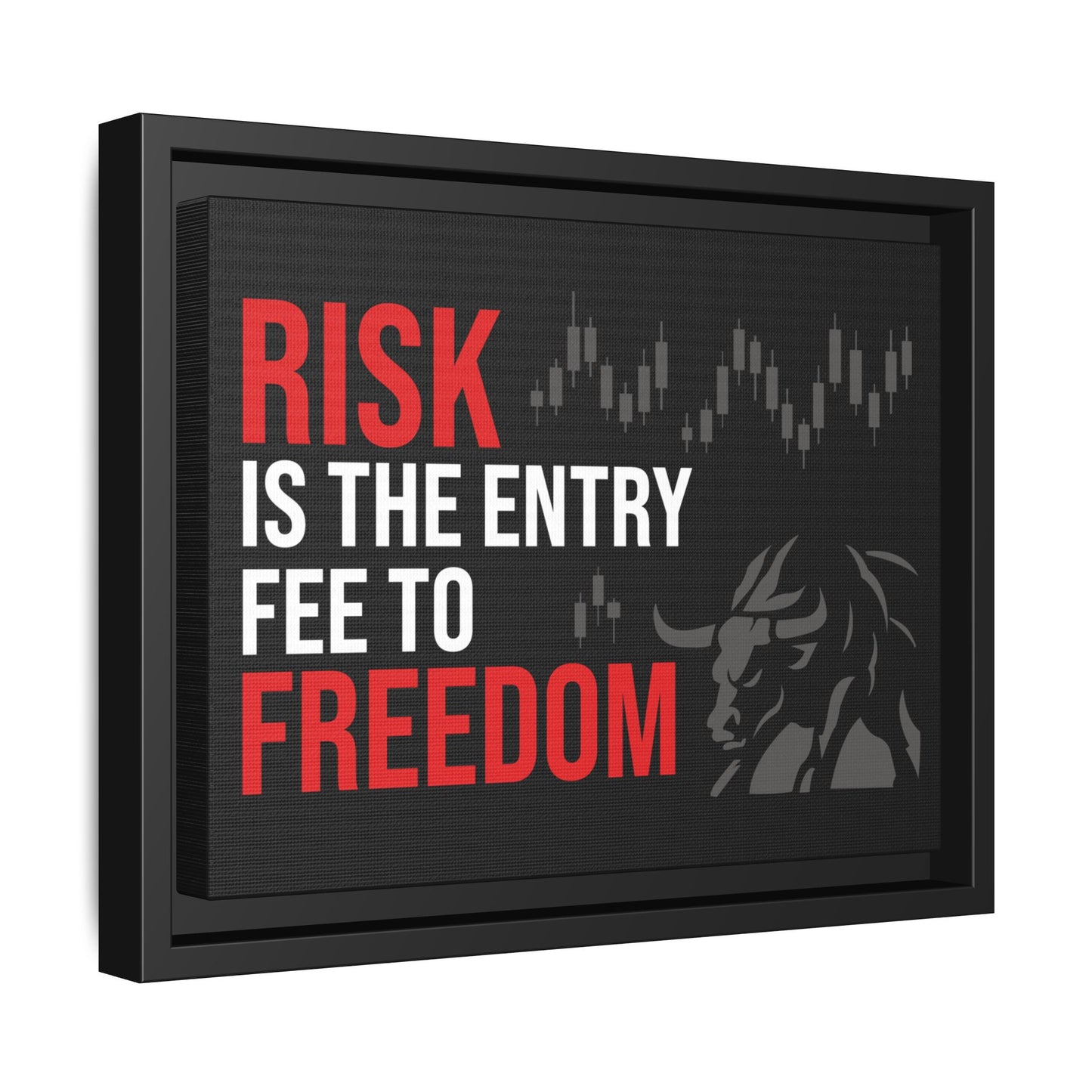 Risk is Freedom Wall Art