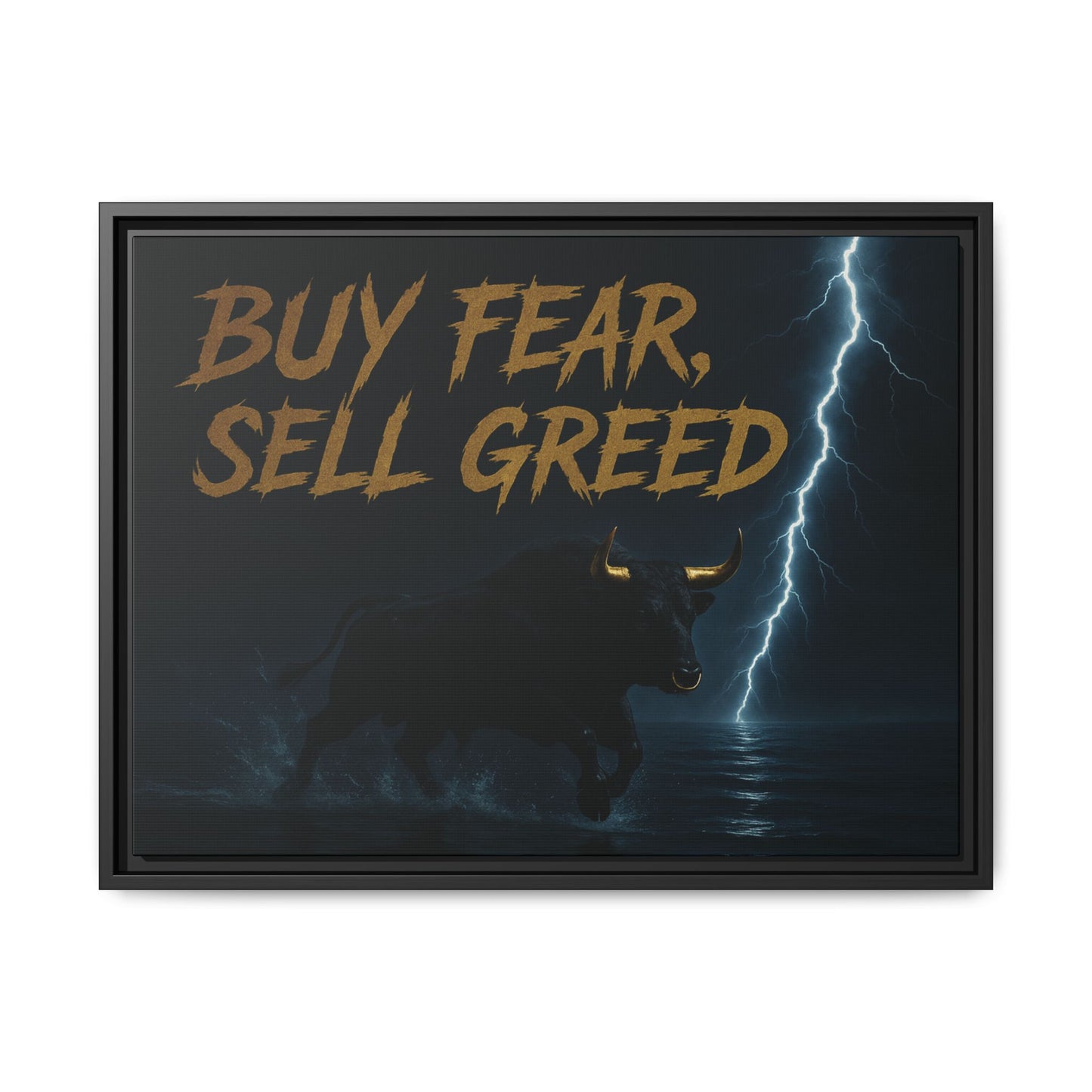 Buy Fear, Sell Greed Wall Art
