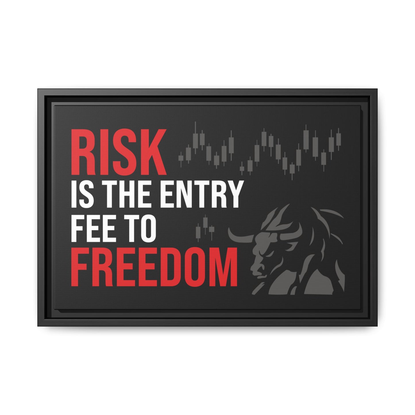 Risk is Freedom Wall Art