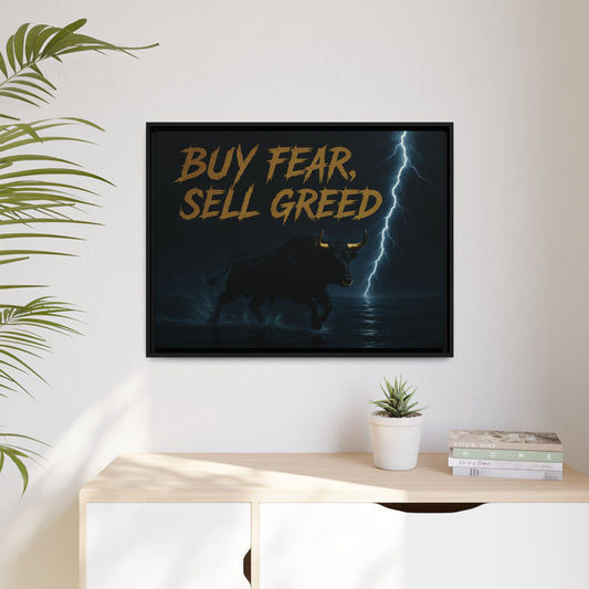 Buy Fear, Sell Greed Wall Art