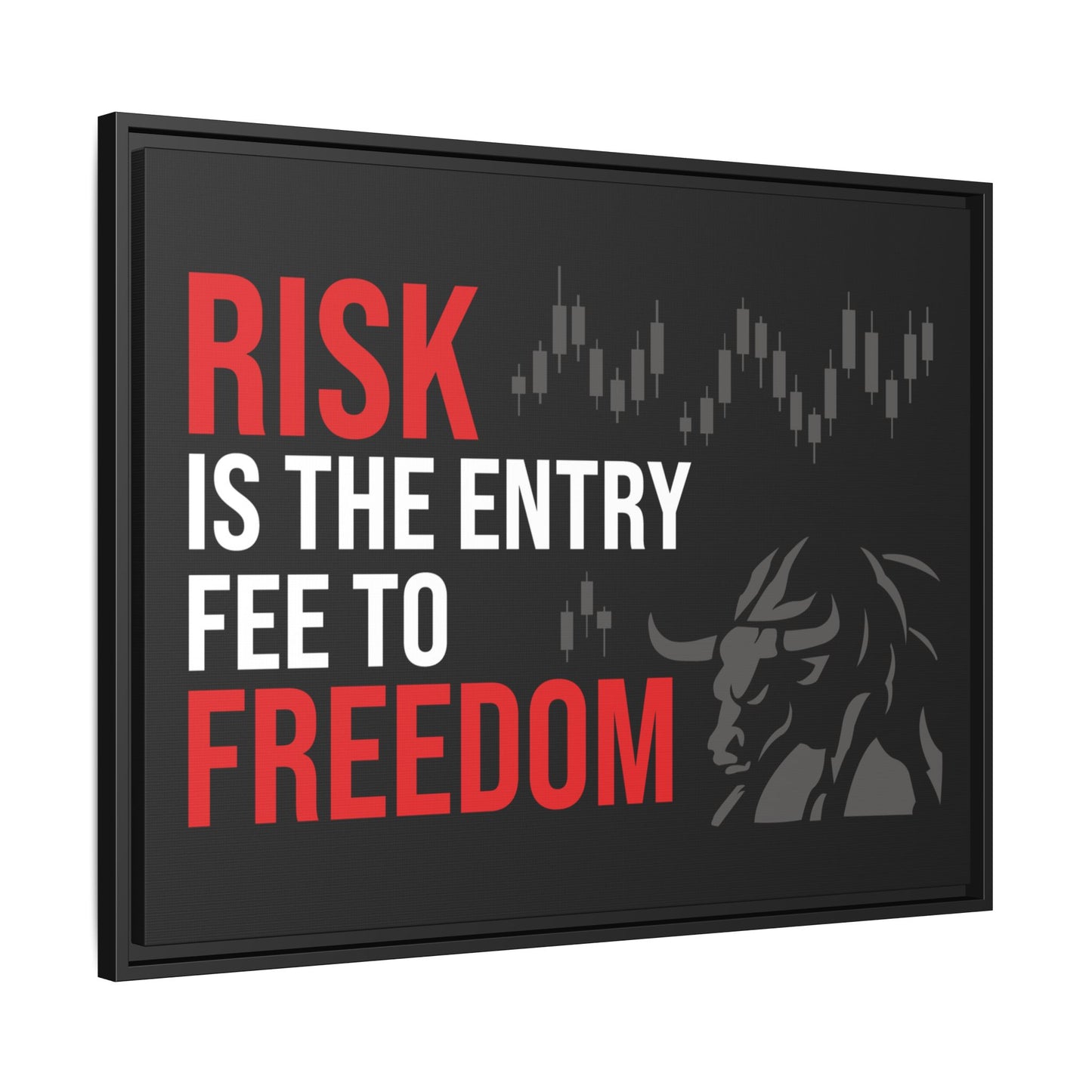 Risk is Freedom Wall Art