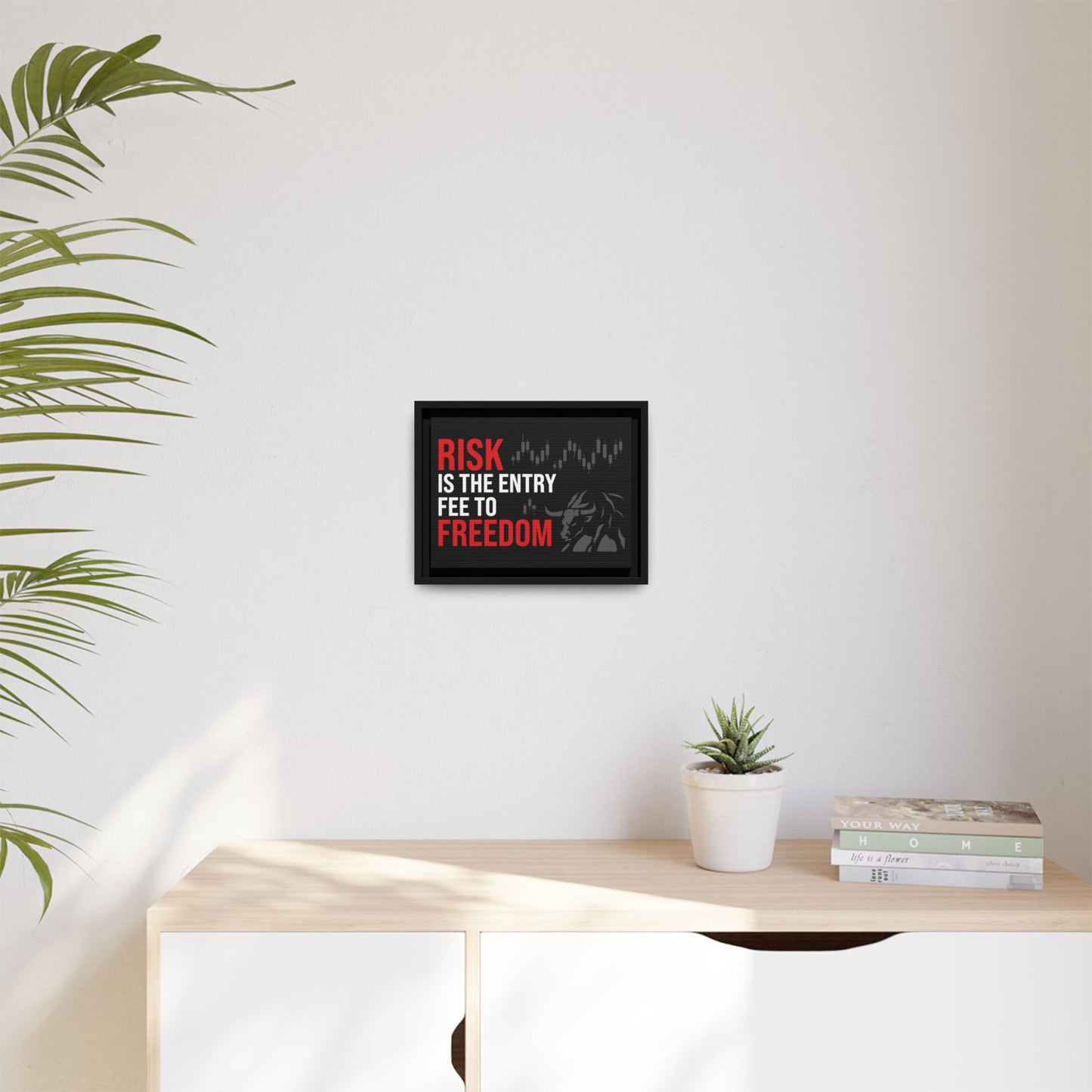 Risk is Freedom Wall Art