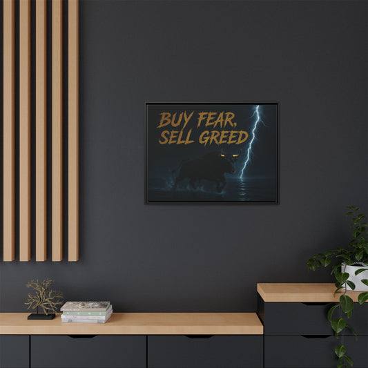 Buy Fear, Sell Greed Wall Art