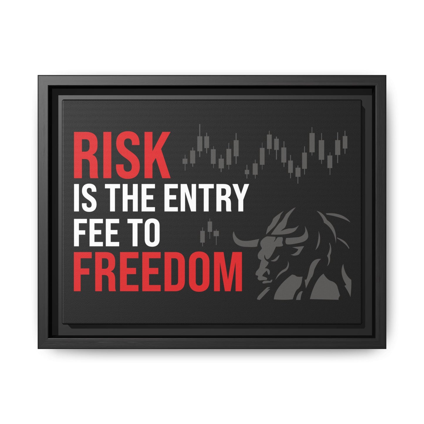 Risk is Freedom Wall Art