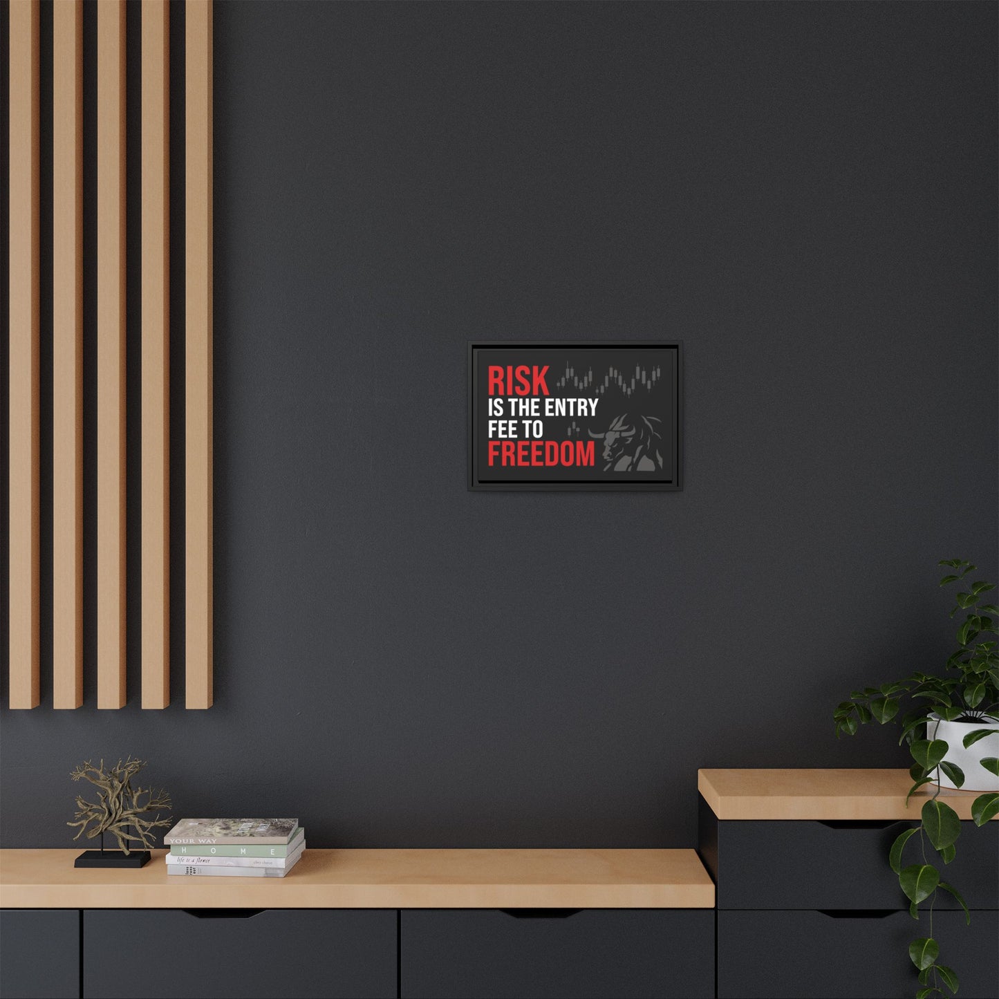 Risk is Freedom Wall Art