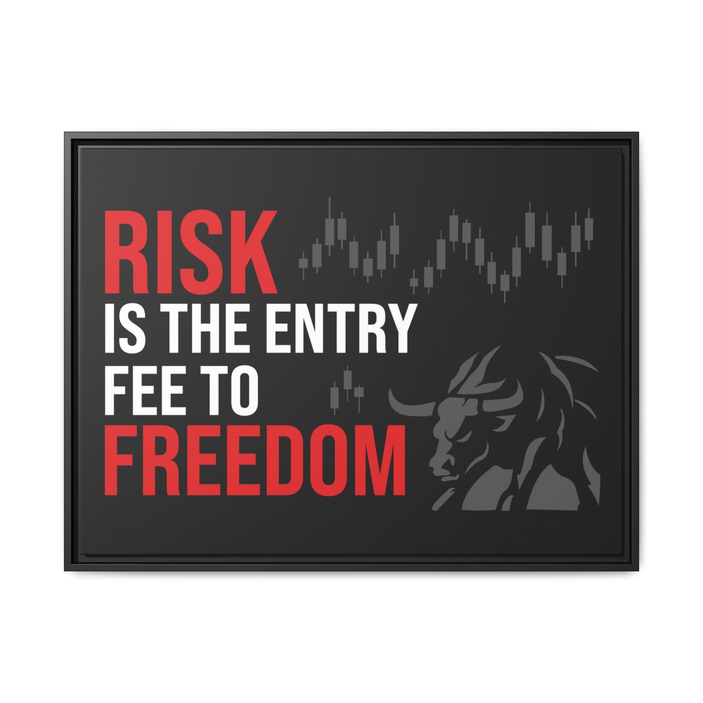 Risk is Freedom Wall Art